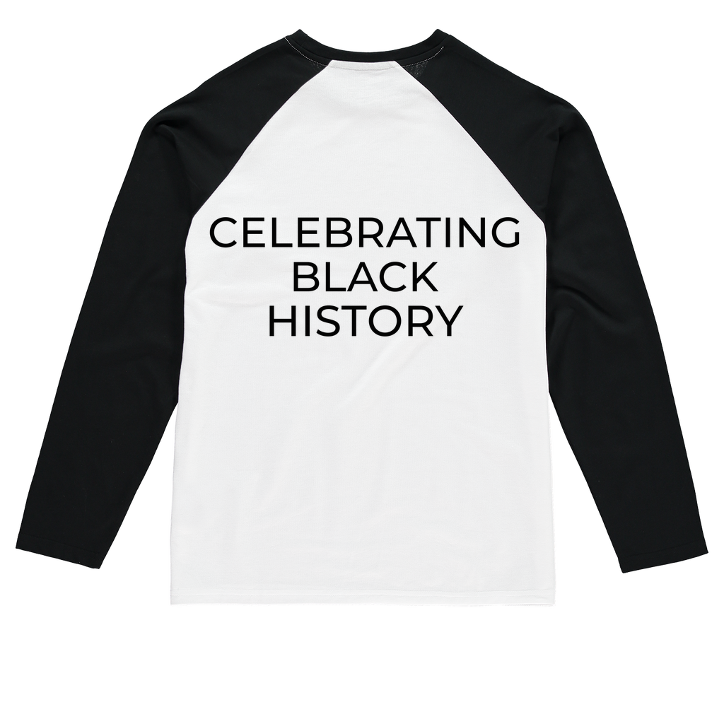 Support Black Charities Sublimation Baseball Long Sleeve T-Shirt
